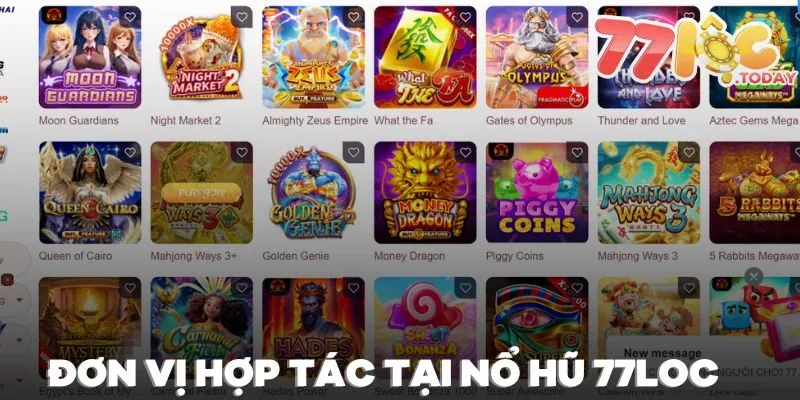 Tổng hợp các nhà phát hành game uy tín tại 77loc